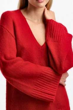 Femme by Malene Birger Pull Cimone En Rouge