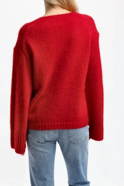 Femme by Malene Birger Pull Cimone En Rouge