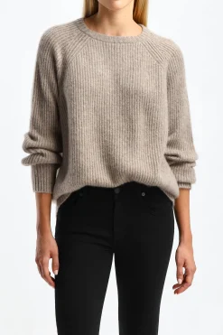 Femme Allude Pull Classique En Moka