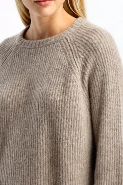 Femme Allude Pull Classique En Moka