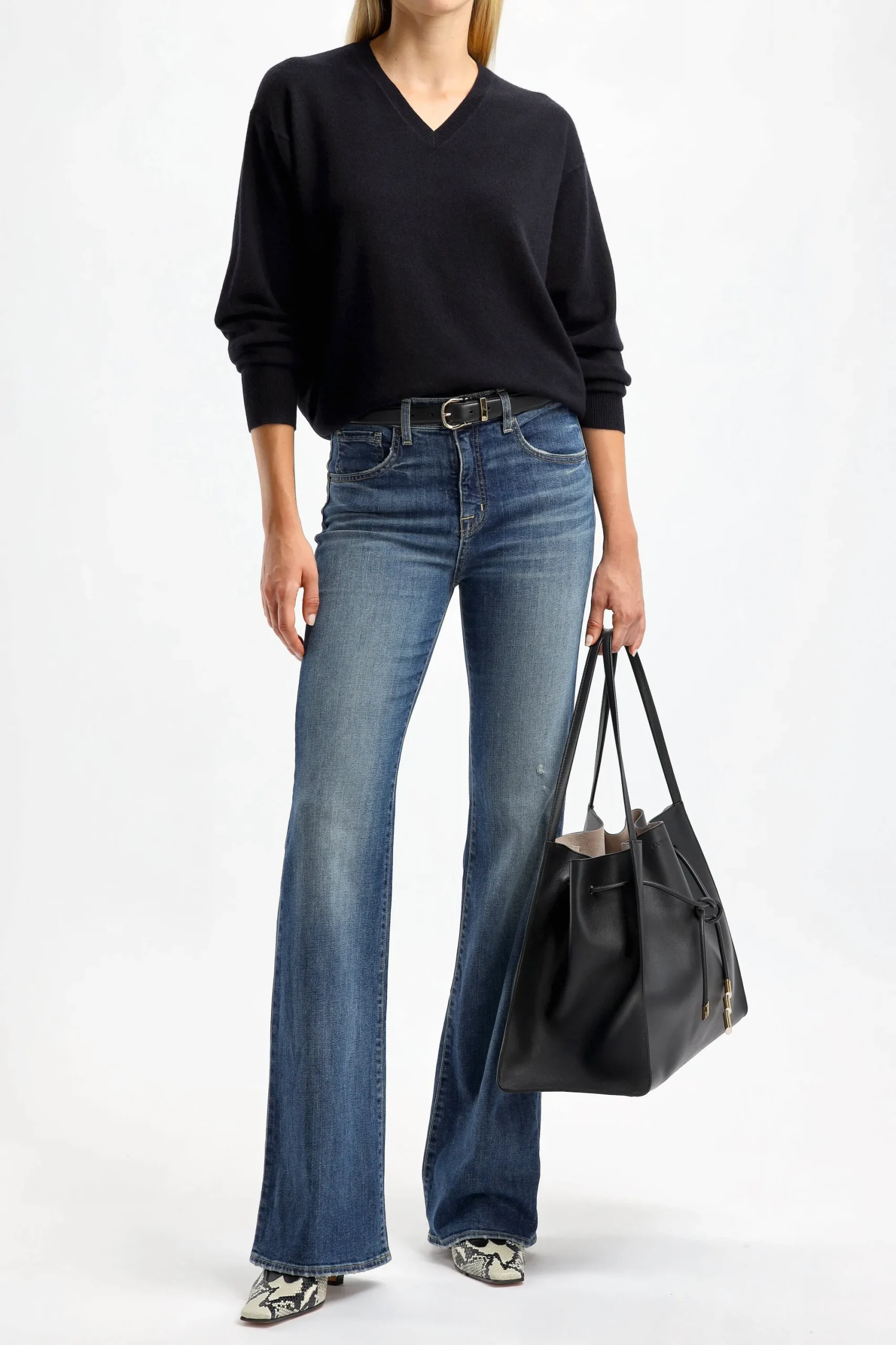 Femme Nili Lotan Pull Edith En Marine Fonce