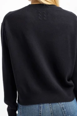 Femme Nili Lotan Pull Edith En Marine Fonce