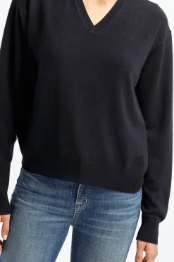 Femme Nili Lotan Pull Edith En Marine Fonce