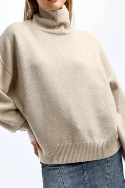 Femme Isabel Marant Pull En Cachemire Aspen Beige