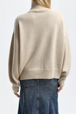 Femme Isabel Marant Pull En Cachemire Aspen Beige