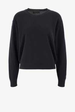 Femme Nili Lotan Pull En Cachemire Itzel In Dark Navy