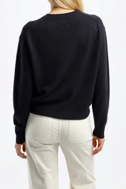 Femme Nili Lotan Pull En Cachemire Itzel In Dark Navy