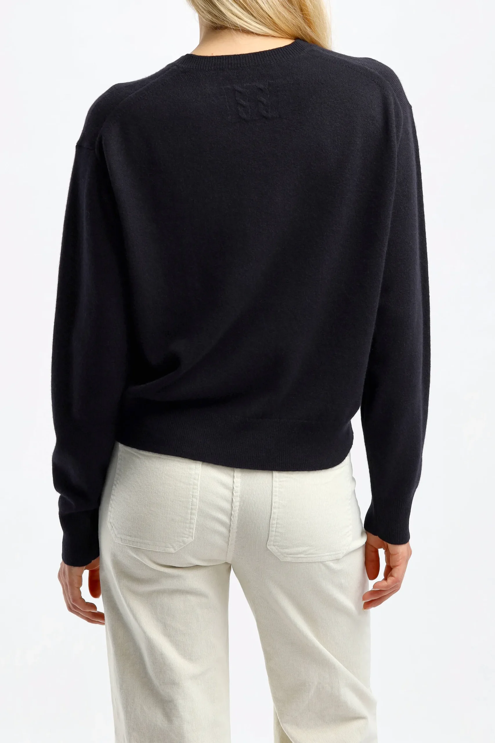 Femme Nili Lotan Pull En Cachemire Itzel In Dark Navy