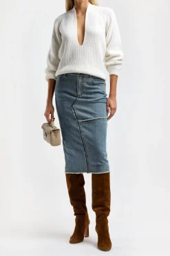 Femme Tom Ford Pull Fisherman A La Chaux