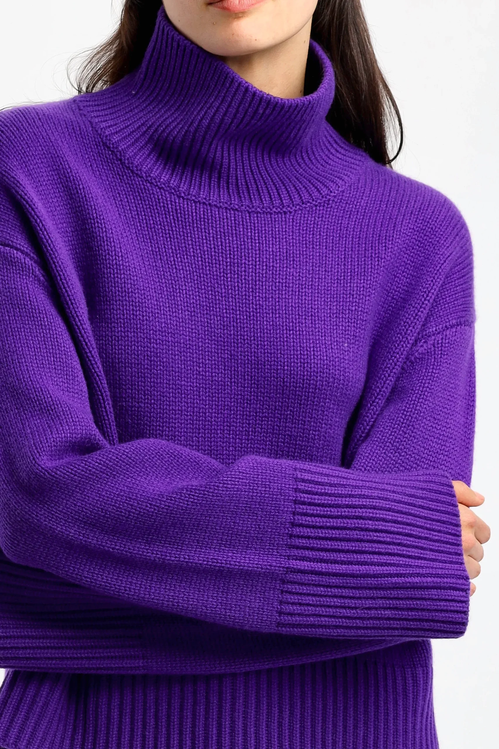 Femme Lisa Yang Pull Fleur En Grape