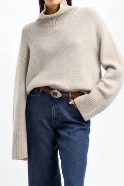 Femme Lisa Yang Pull Fleur En Sable