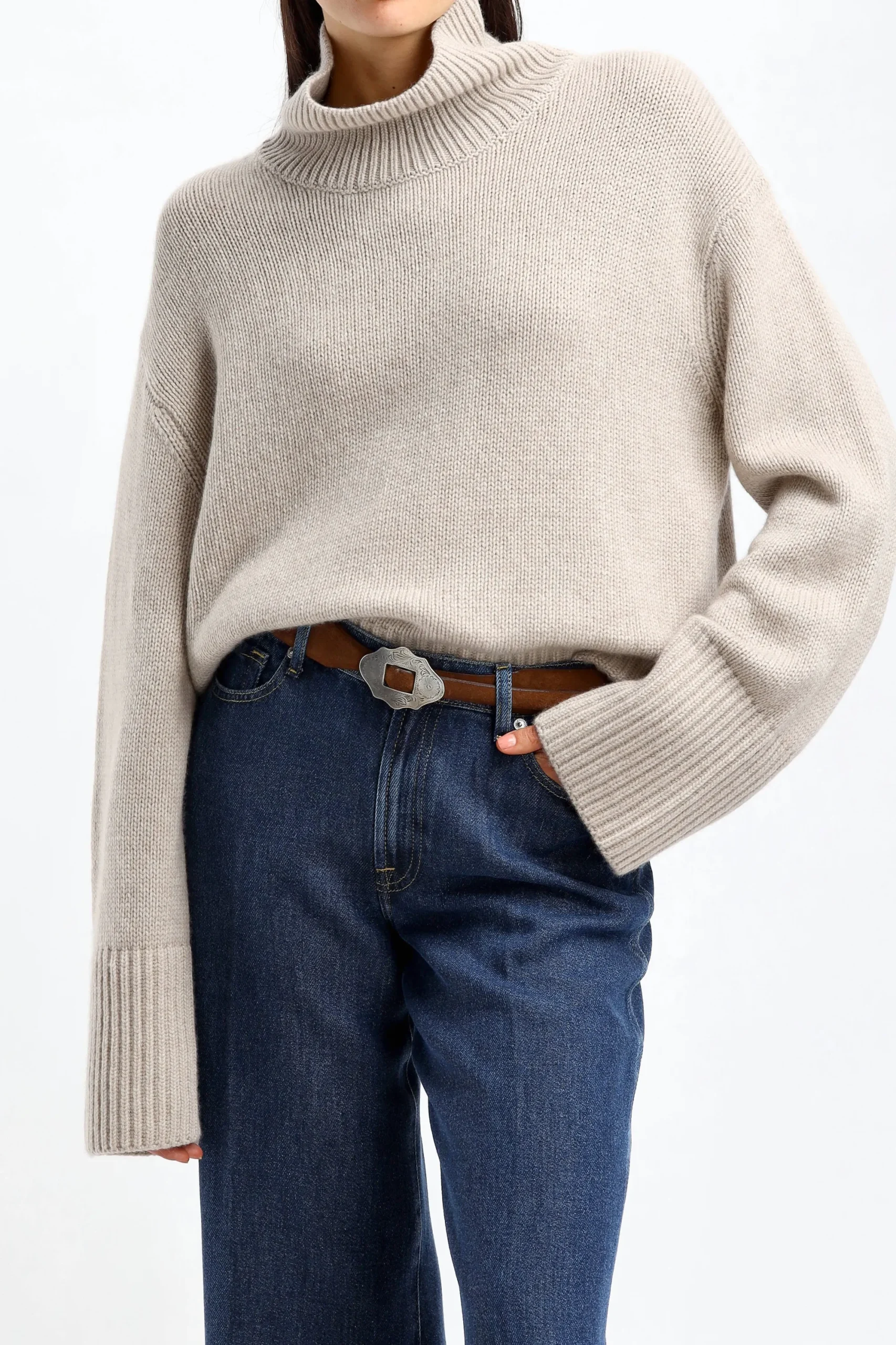 Femme Lisa Yang Pull Fleur En Sable