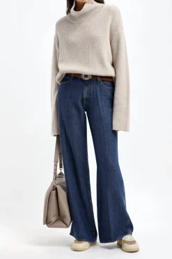 Femme Lisa Yang Pull Fleur En Sable