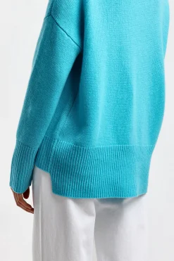 Femme Lisa Yang Pull Heidi En Bleu Amalfi