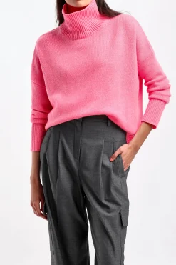 Femme Lisa Yang Pull Heidi En Citron Rose