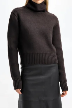 Femme Khaite Pull Jovie En Truffe