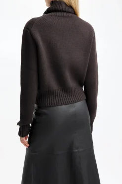 Femme Khaite Pull Jovie En Truffe