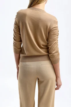 Femme Veronica Beard Pull Kase En Camel