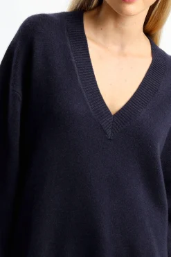 Femme Anine Bing Pull Lee En Bleu Marine