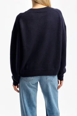 Femme Anine Bing Pull Lee En Bleu Marine