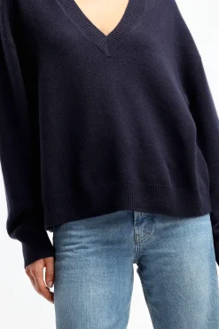 Femme Anine Bing Pull Lee En Bleu Marine