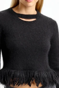 Femme JW Anderson Pull Loop Hem En Noir