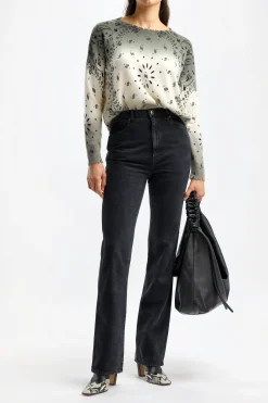 Femme Kujten Pull Malo En Kaki