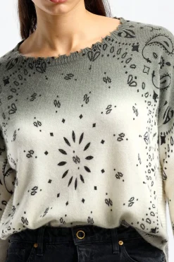 Femme Kujten Pull Malo En Kaki