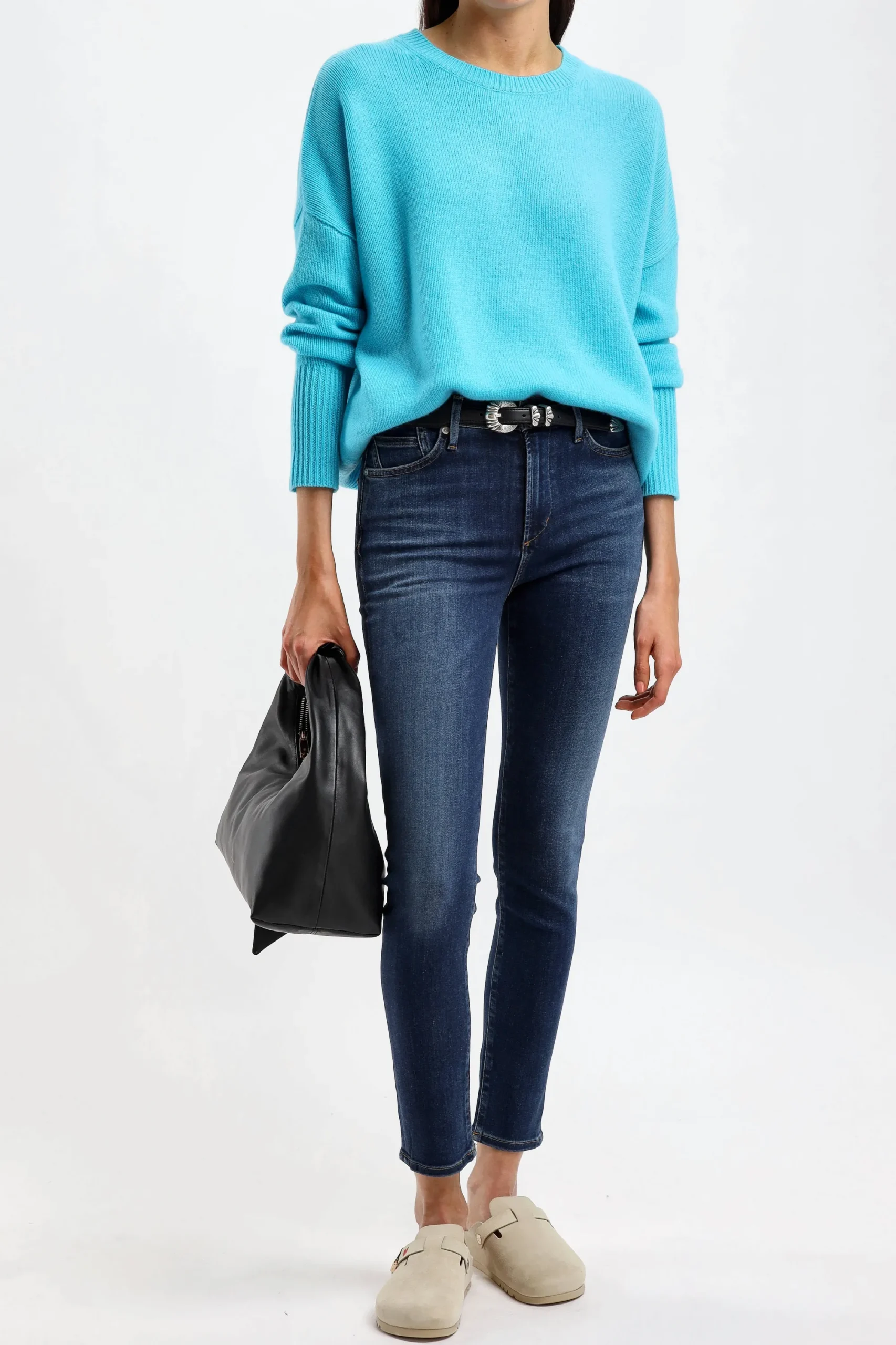 Femme Lisa Yang Pull Mila En Bleu Amalfi