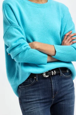 Femme Lisa Yang Pull Mila En Bleu Amalfi