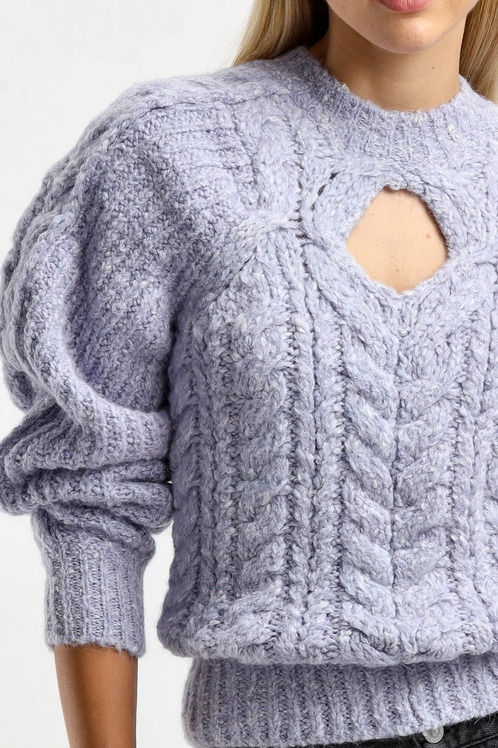 Femme Isabel Marant Pull Noelys En Lavande