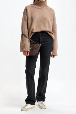 Femme Van Kukil Pull Oceane En Cafe Belge