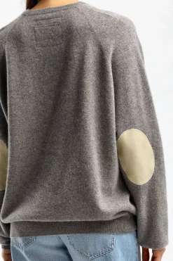 Femme Frenckenberger Pull Patched Bf En Melange