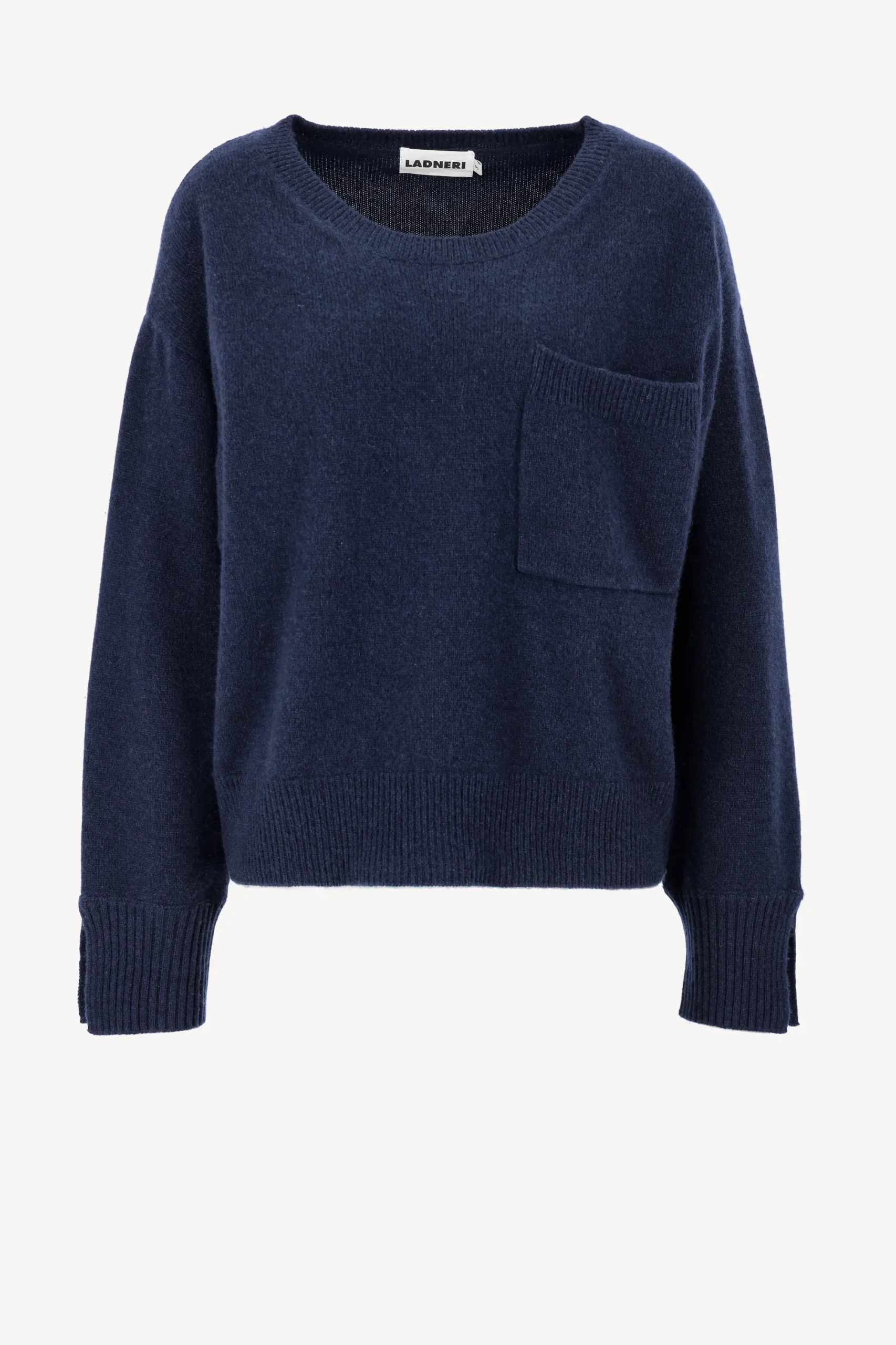 Femme Ladneri Pull Pocket En Bleu Marine