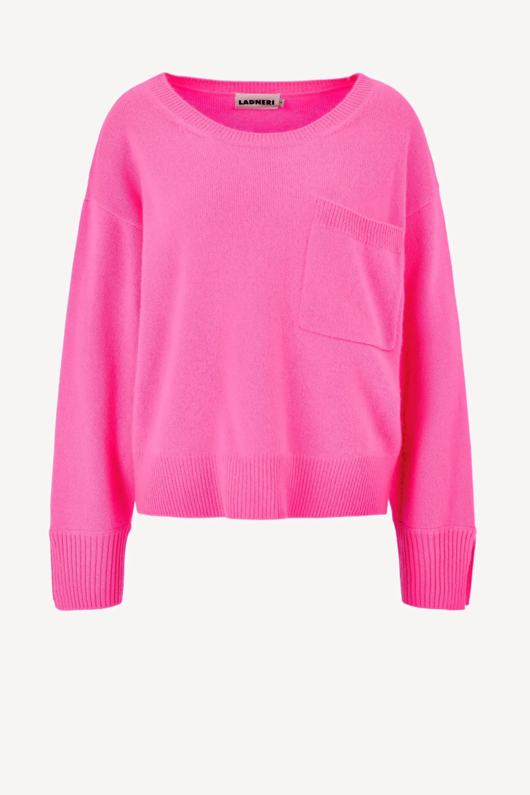 Femme Ladneri Pull Pocket En Rose Fluo