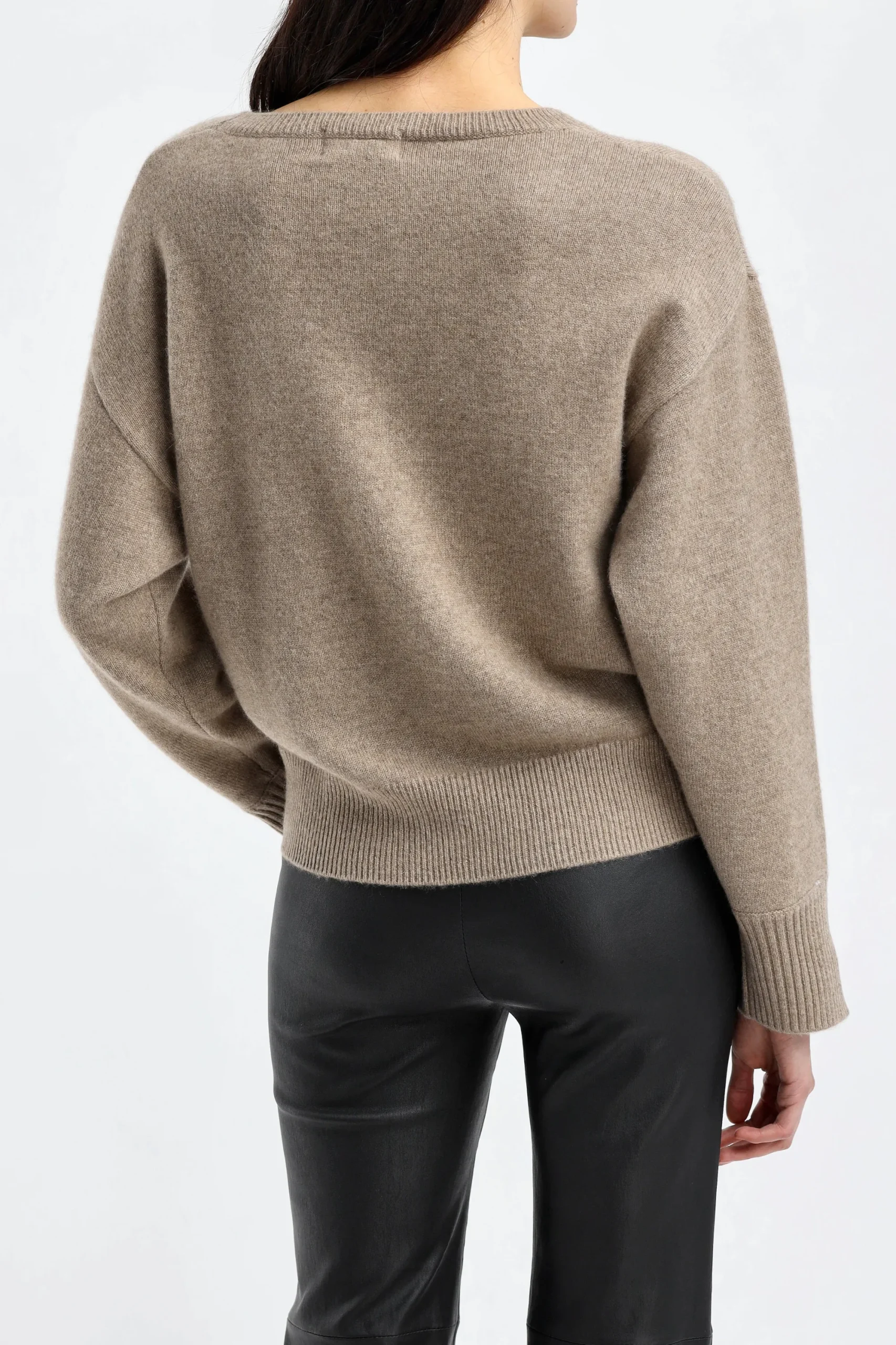 Femme Ladneri Pull Pocket En Taupe