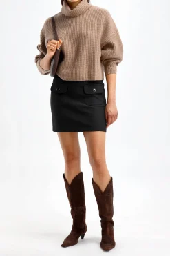 Femme Van Kukil Pull Shalimar En Cafe Belge