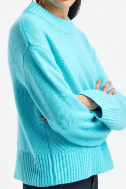 Femme Lisa Yang Pull Sony En Bleu Amalfi