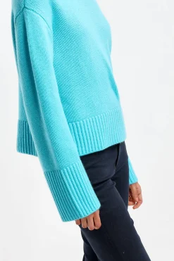 Femme Lisa Yang Pull Sony En Bleu Amalfi