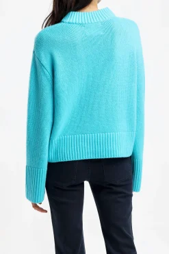 Femme Lisa Yang Pull Sony En Bleu Amalfi