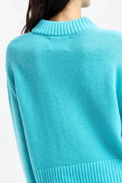 Femme Lisa Yang Pull Sony En Bleu Amalfi