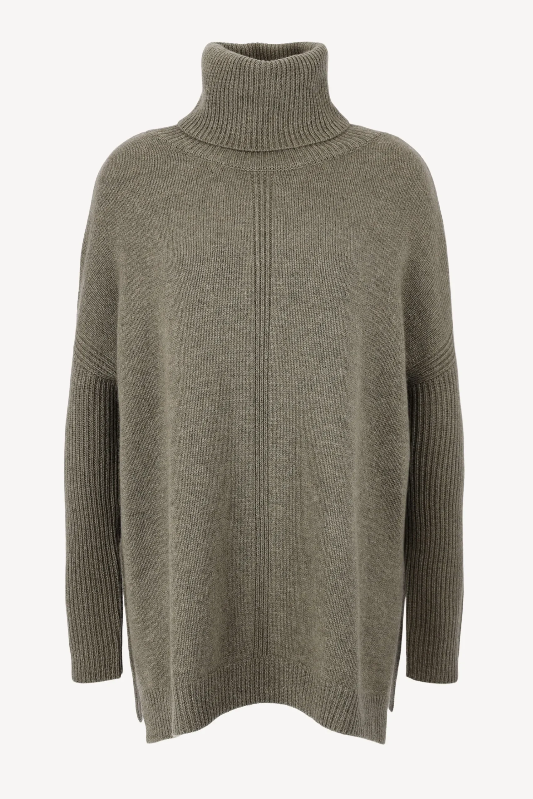 Femme Kujten Pull Tali En Kaki