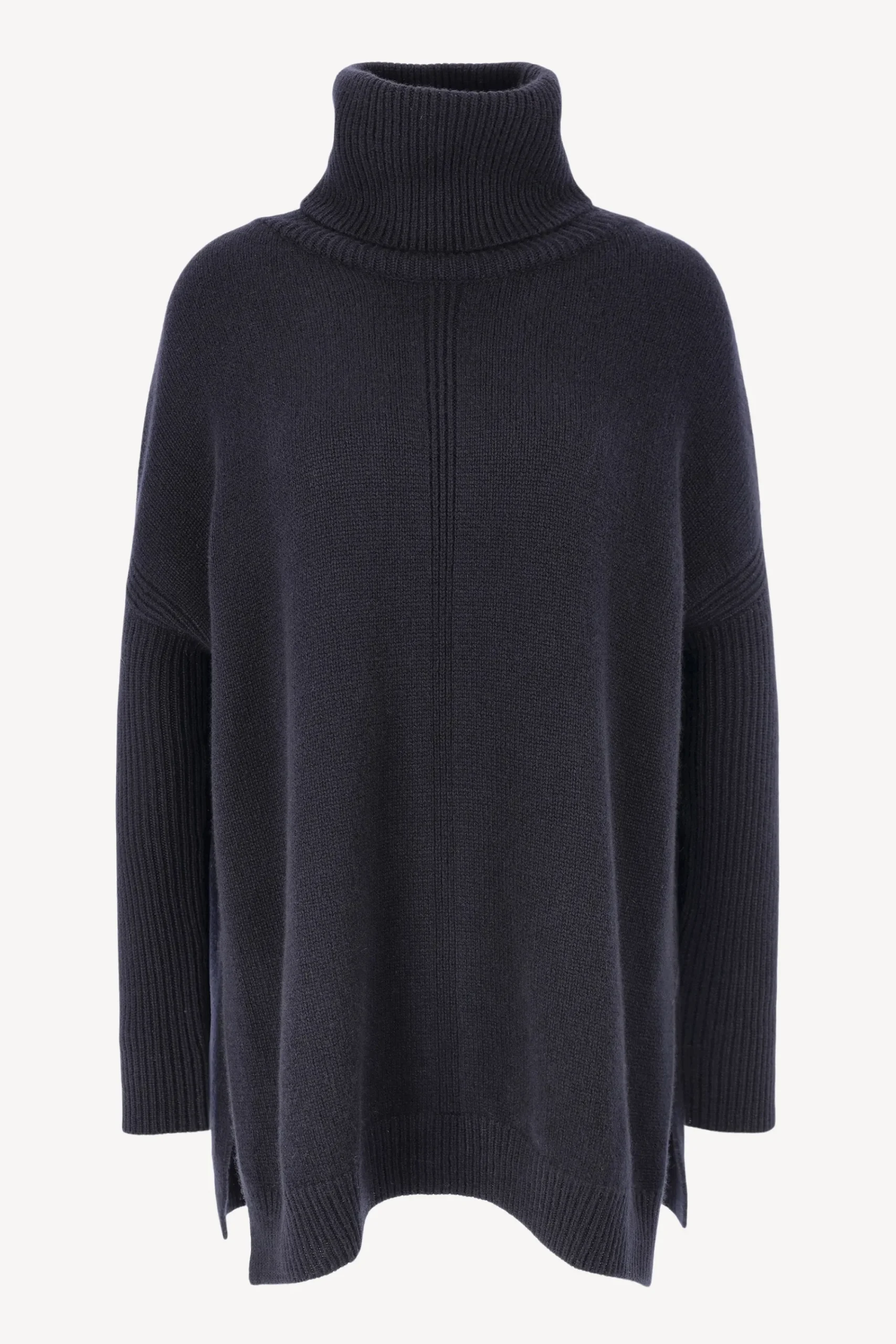 Femme Kujten Pull Tali En Marine Fonce