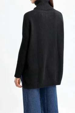 Femme Kujten Pull Tali En Noir