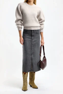 Femme Isabel Marant Pull-Over Baptista En Beige