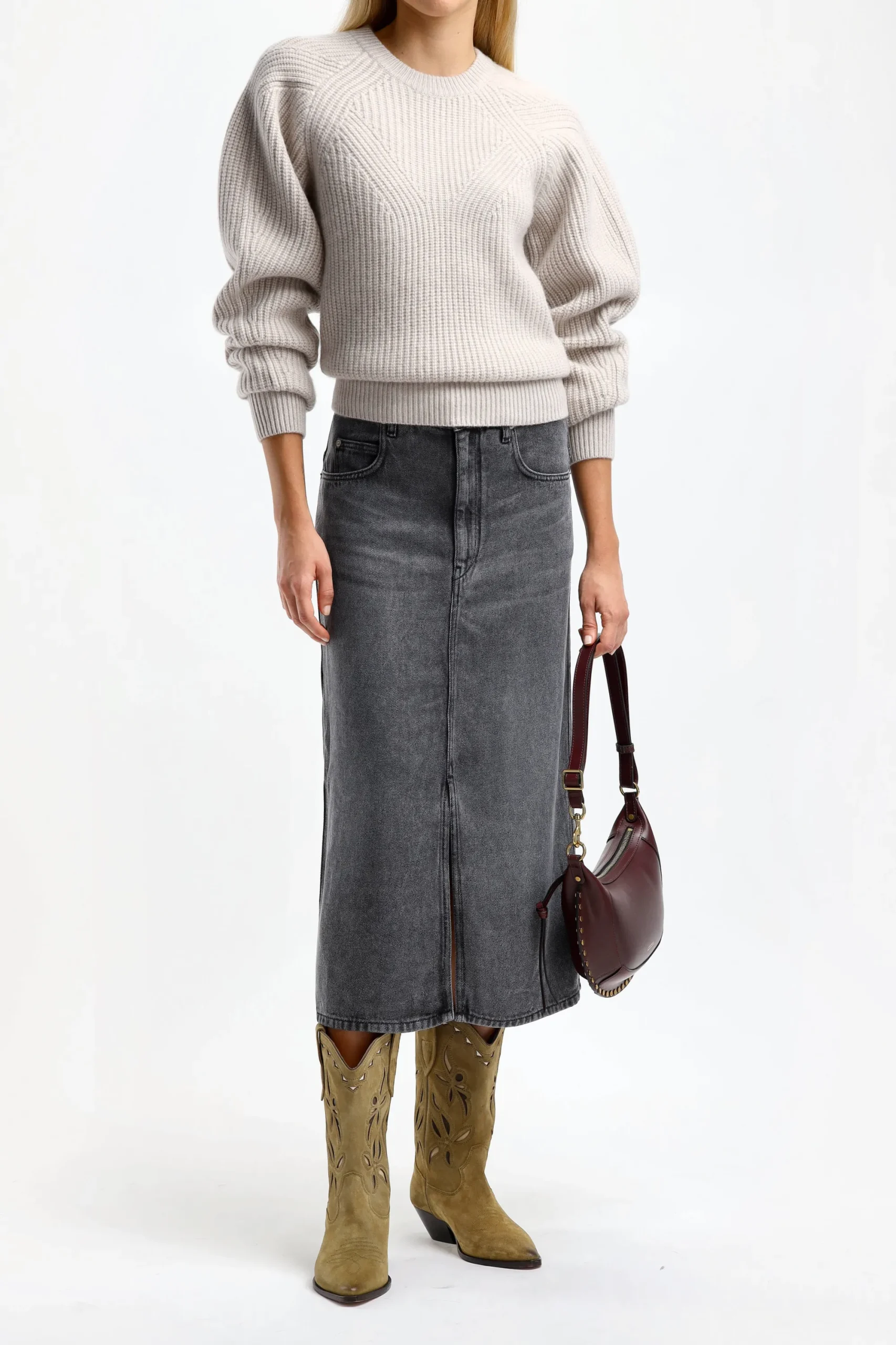 Femme Isabel Marant Pull-Over Baptista En Beige