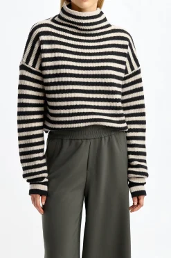 Femme phiili Pull-Over Copenhagen En Corda/Noir