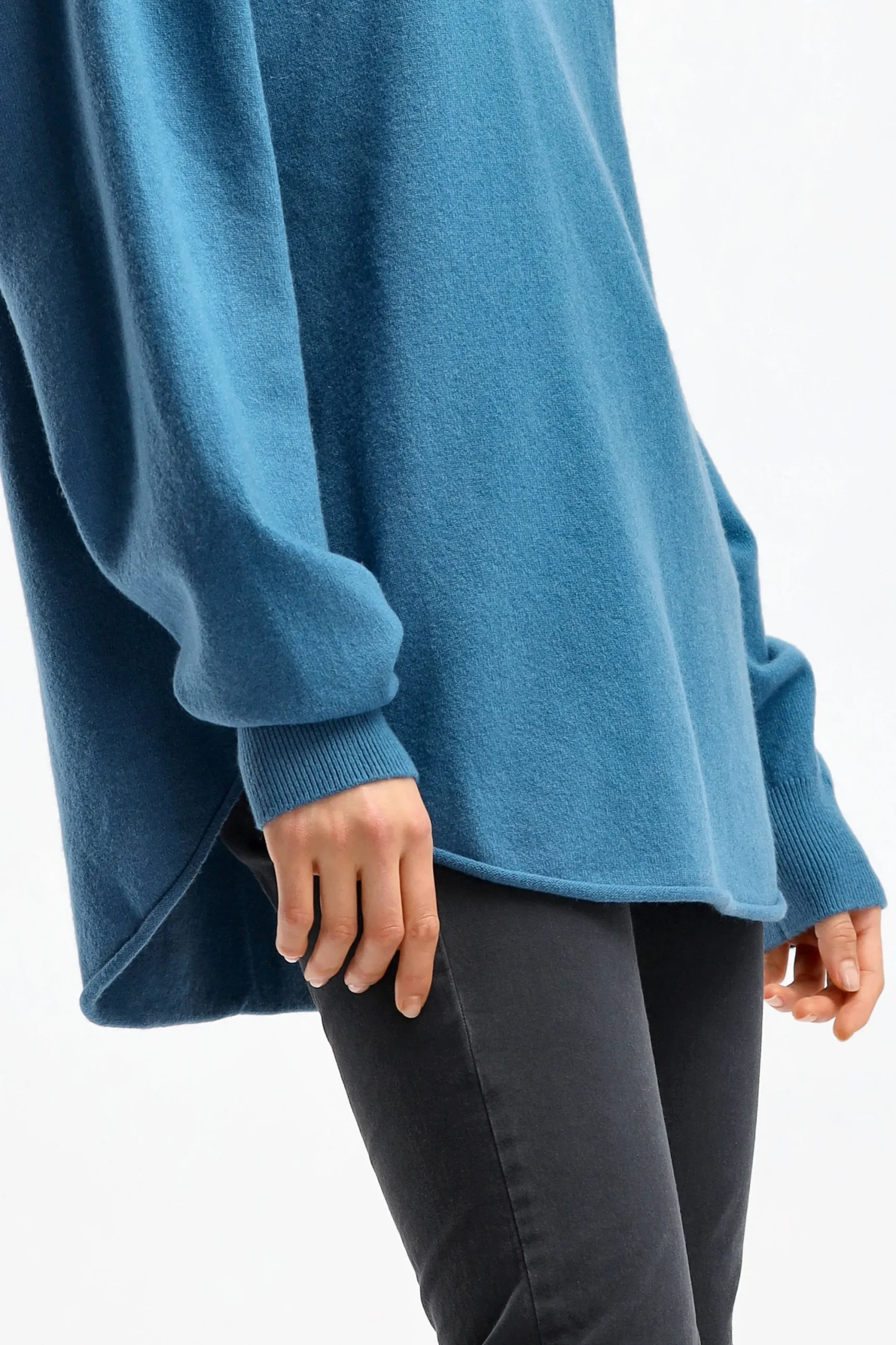 Femme Extreme Cashmere Pull-Over Crew Hop N° 53 En Agua