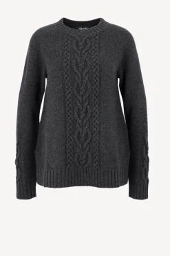Femme S Max Mara Pull-Over Ginny En Gris Moyen