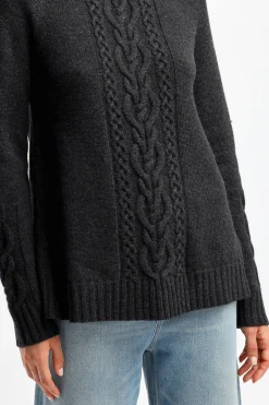 Femme S Max Mara Pull-Over Ginny En Gris Moyen
